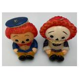 Misc. Vintage Candles Including Raggedy Ann & Andy And More