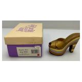 Misc. Vintage Just The Right Shoe Collectible Miniature Shoes In Original Box