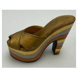 Misc. Vintage Just The Right Shoe Collectible Miniature Shoes In Original Box