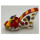 Misc. Vintage Just The Right Shoe Collectible Miniature Shoes In Original Box