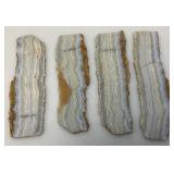 Misc. Rock Slices, Stone Animals (Some Have Chips Present) & More