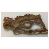 Misc. Rock Slices, Stone Animals (Some Have Chips Present) & More