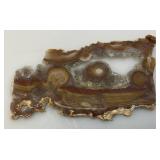 Misc. Rock Slices, Stone Animals (Some Have Chips Present) & More