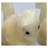 Misc. Rock Slices, Stone Animals (Some Have Chips Present) & More