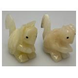 Misc. Rock Slices, Stone Animals (Some Have Chips Present) & More