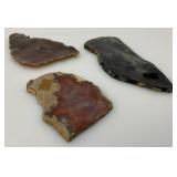 Misc. Rock Slices, Stone Animals (Some Have Chips Present) & More