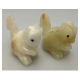 Misc. Rock Slices, Stone Animals (Some Have Chips Present) & More