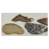 Misc. Rock Slices, Stone Animals & More