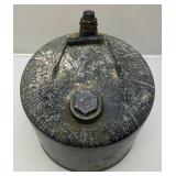 Vintage Galvanized Gas Can & Tire Pressure Gauge