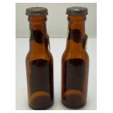 Vintage Collectible Schlitz Beer Bottle Salt And Pepprer Shakers In Original Box