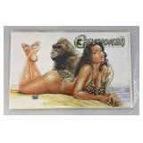 Cavewoman Prehistoric Pinups 6 Special Edition 1/750 With COA Bagged And Carded