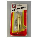 Vintage Luhr Jensen J-Plug #4 On Original Card