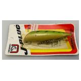 Vintage Luhr Jensen J-Plug #3 On Original Card