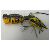 Vintage Bass Fishing Lures Including Frog And More