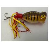 Vintage Bass Fishing Lures Including Frog And More