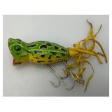 Vintage Bass Fishing Lures Including Frog And More