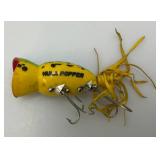 Vintage Bass Fishing Lures Including Frog And More