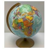 Vintage Embossed World Globe