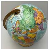 Vintage Embossed World Globe