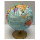 Vintage Embossed World Globe