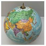 Vintage Embossed World Globe