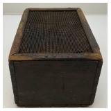 Antique Primitive Wodden Cricket Bait Box