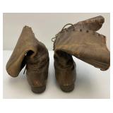 Misc. Antique & Vintage Items Including Victorian Era High Boots, Galvanized Bucket & More
