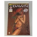DAWN Wizard Special Edition Foil Cover Autographed By Joseph Michael Linsner (Bagged And Carded)