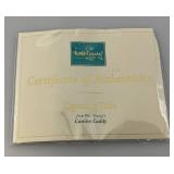 WDCC Walt Disney Classic Collection (Canine Caddy) Opening Title Scroll (With COA In Original Box)