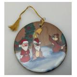 WDCC Walt Disney Classic Collection Chip And Dale (Little Mischief Makers) Disc Ornament (With COA In Original Box And Certificate Of Authenticity)