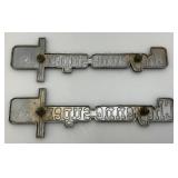 1973-76 Front Fender Emblems "Cheyennie Super 10" Lh/Rh Pair For Chevrolet Truck & 454 Emblems