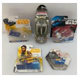 Misc. STAR WARS HotWheels & More (New On Card)
