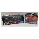 Misc. STAR WARS HotWheels Villain Starship [ 4-Pack & Blast Attasck X-Wing Fighter (NIB) (New In Pack)