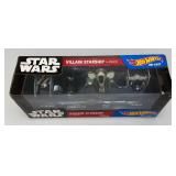 Misc. STAR WARS HotWheels Villain Starship [ 4-Pack & Blast Attasck X-Wing Fighter (NIB) (New In Pack)
