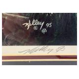 Framed Behind Glass 19" x 29 3/4" Rick Kelly "American Heritage" Print Pencil Signed