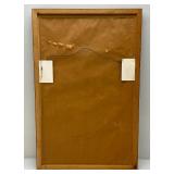 Framed Behind Glass 19" x 29 3/4" Rick Kelly "American Heritage" Print Pencil Signed