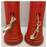 Vfintage Red NOEL 36" Blow Mold Candles