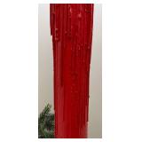 Antique 41" Styrofoam Molded Lighted Candle