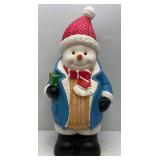 36" Light Up Blow Mold Snowman