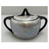 (RARE) Vintage Tea & Coffee Set German China Iridescent Stamped RS Prussia