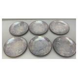 (RARE) Vintage Tea & Coffee Set German China Iridescent Stamped RS Prussia