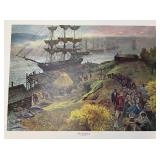 1974-75 John Falter 3M Company Print Set (6) Prints