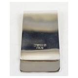 Tiffany & Co. Sterling Silver 925 Money Clip with Box and Pouch