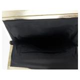 Vintage Floral Needlepoint Purse with Chain Handle