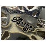 Barbara Bixby 18k Rose Gold & Sterling Silver Garnet Cross Pendant Enhancer