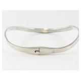 Solid Modernist Mexico Taxco T5-30 Sterling Silver Collar Necklace 68.14DWT!