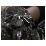 Swarovski Crystal Bear Figurine with Yellow Flower