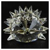 Swarovski Crystal Hedgehog Figurine with Spiked Detailing
