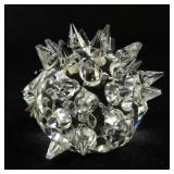 Swarovski Crystal Hedgehog Figurine with Spiked Detailing