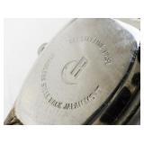 Roderick Tenorio Relos Sterling Silver and 14K Gold Southwestern Style Cuff Watch. New Battery Installed!